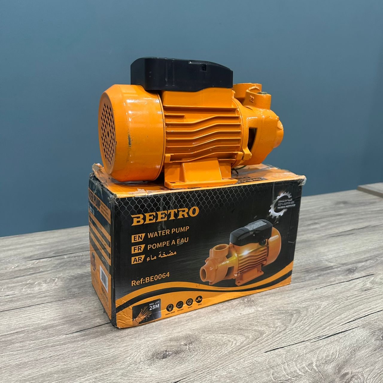 POMPE A EAU BEETRO BE0064 370W 0.5HP 28L Par Min MAX-HEAD 28m